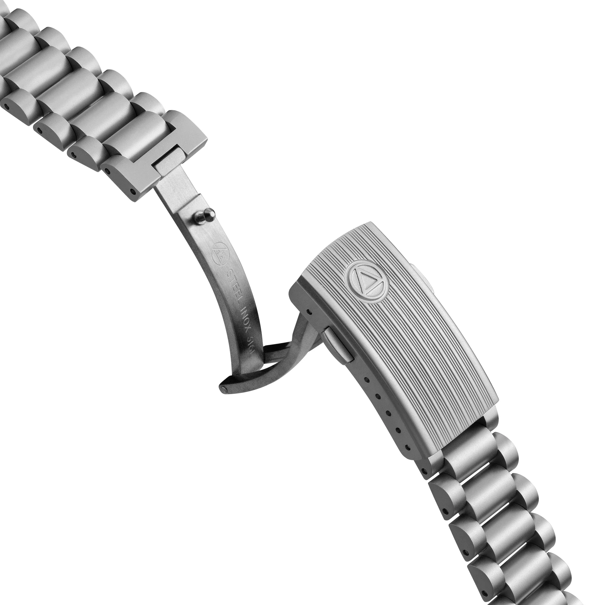 3 Links Sandblasted Bracelet - NSA - 844 - Image 3