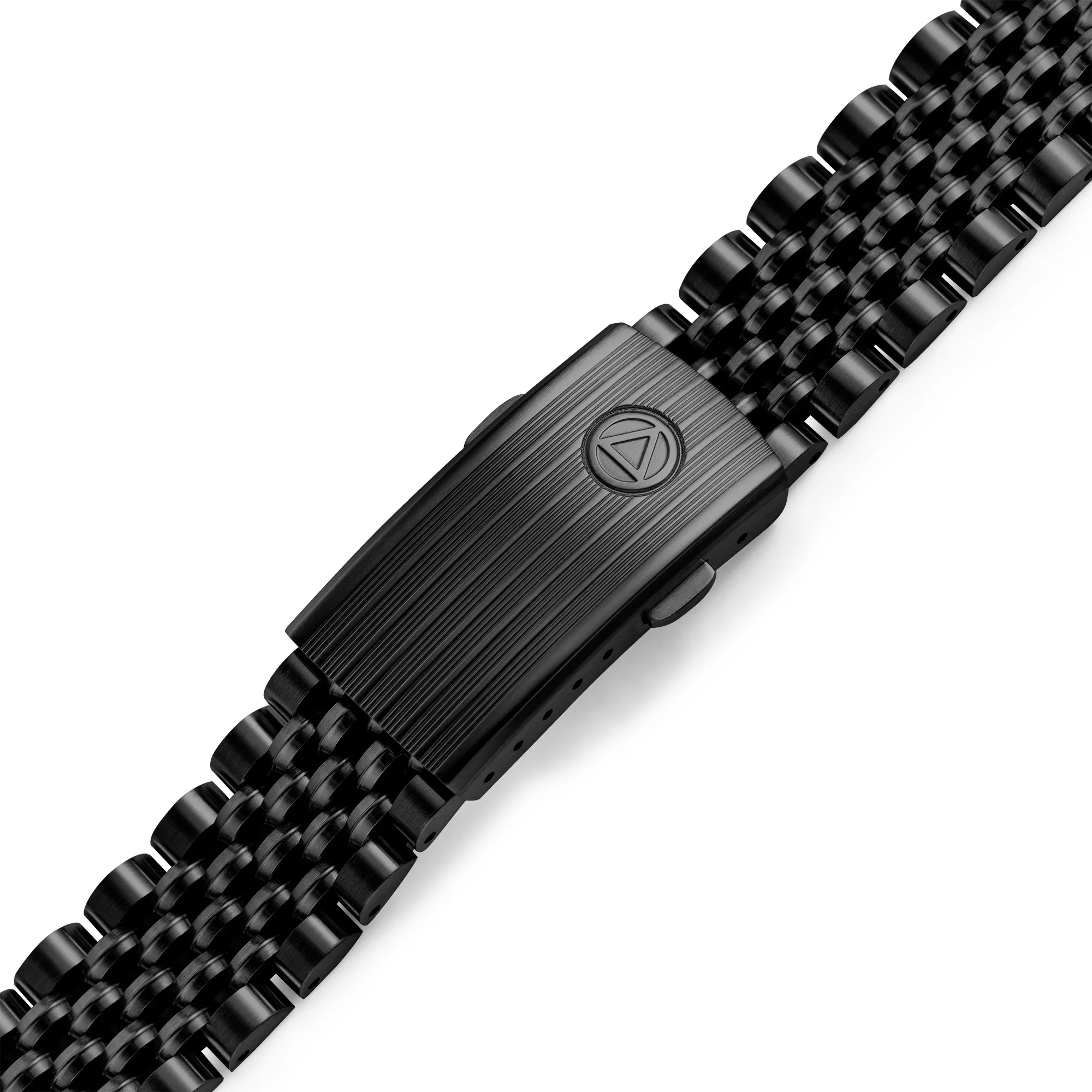 Black PVD Beads of Rice Bracelet Steel - NSA - 844 - Image 4