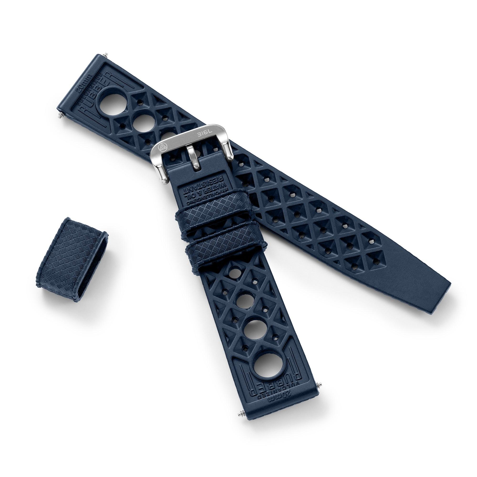 Blue "Rally" Tropic Rubber Strap - NSA - Image 7
