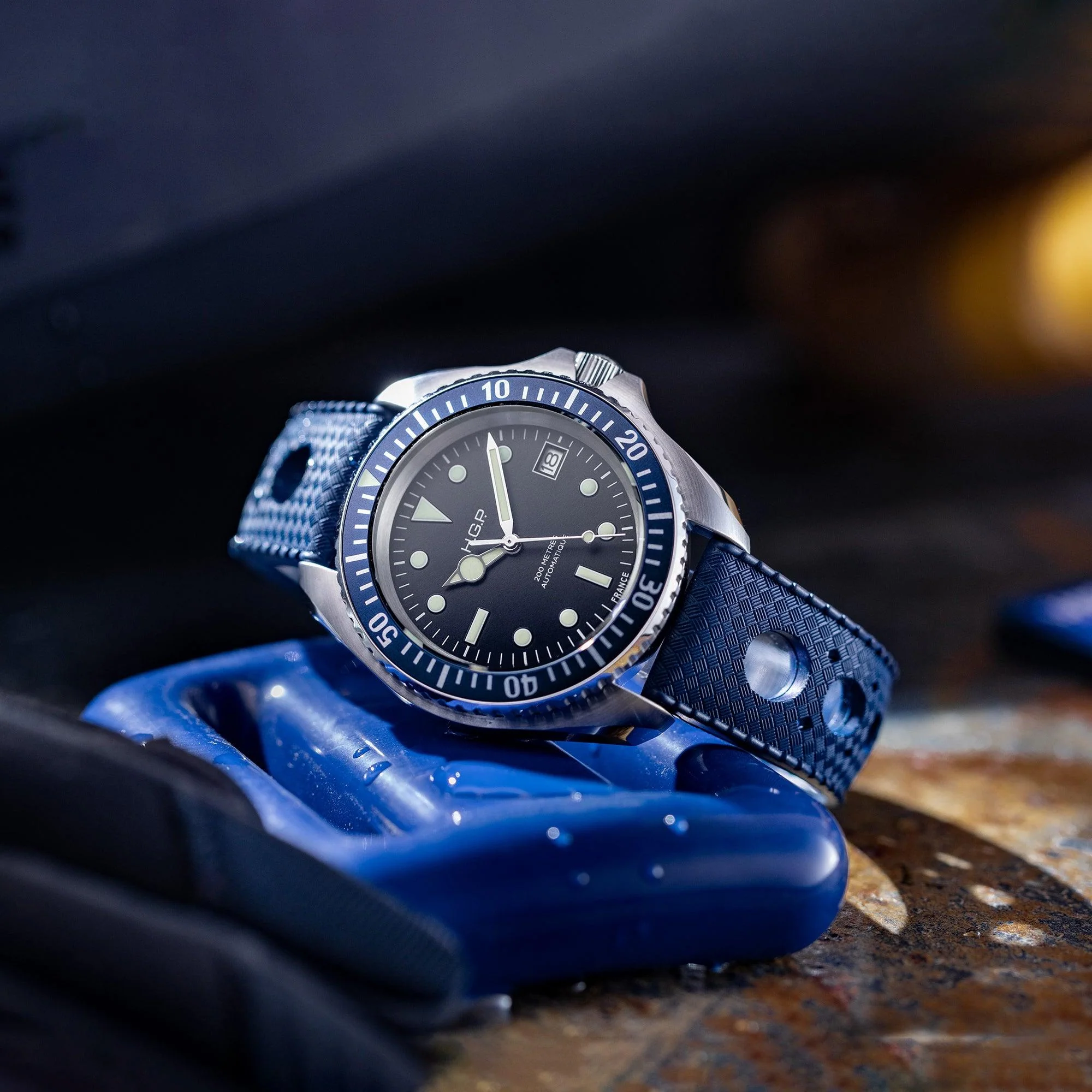 Diver 200M Automatic Diving Watch - Blue - Image 5