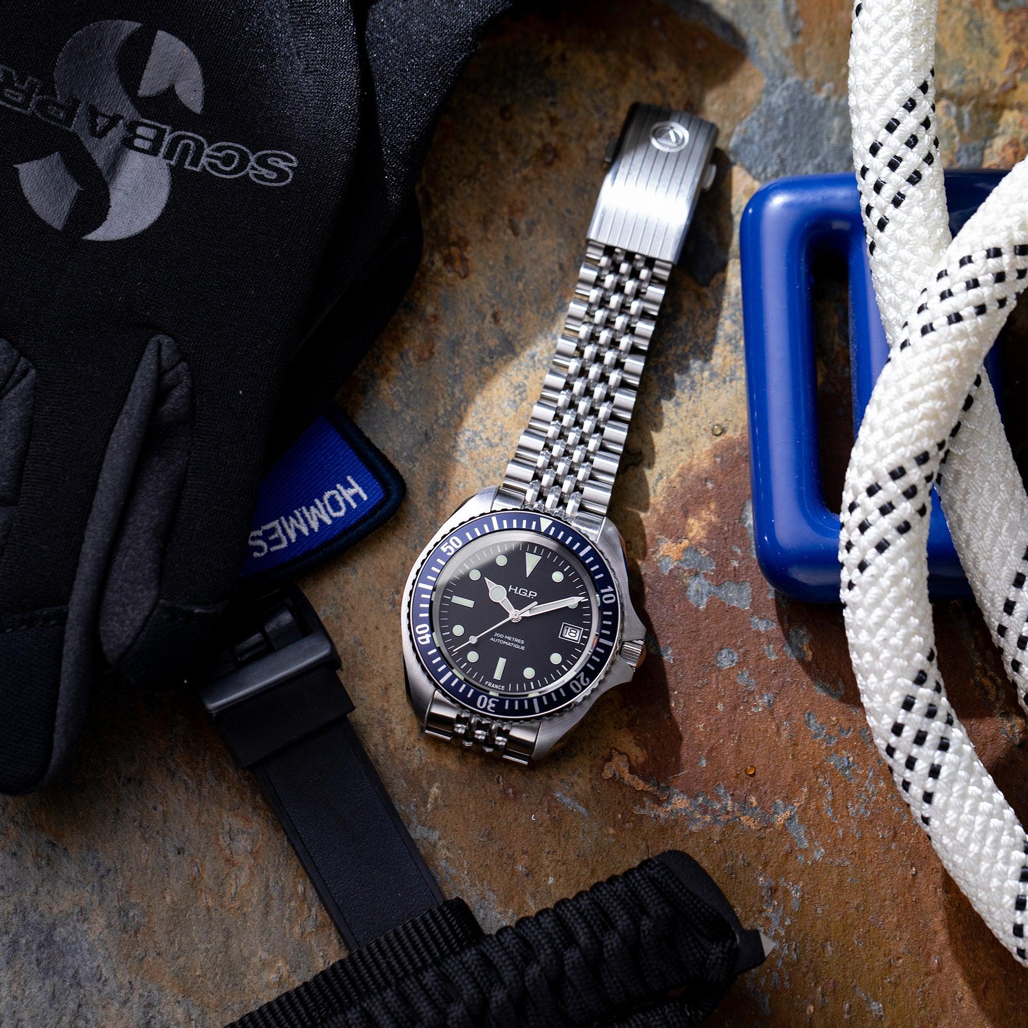 Diver 200M Automatic Diving Watch - Blue - Image 6
