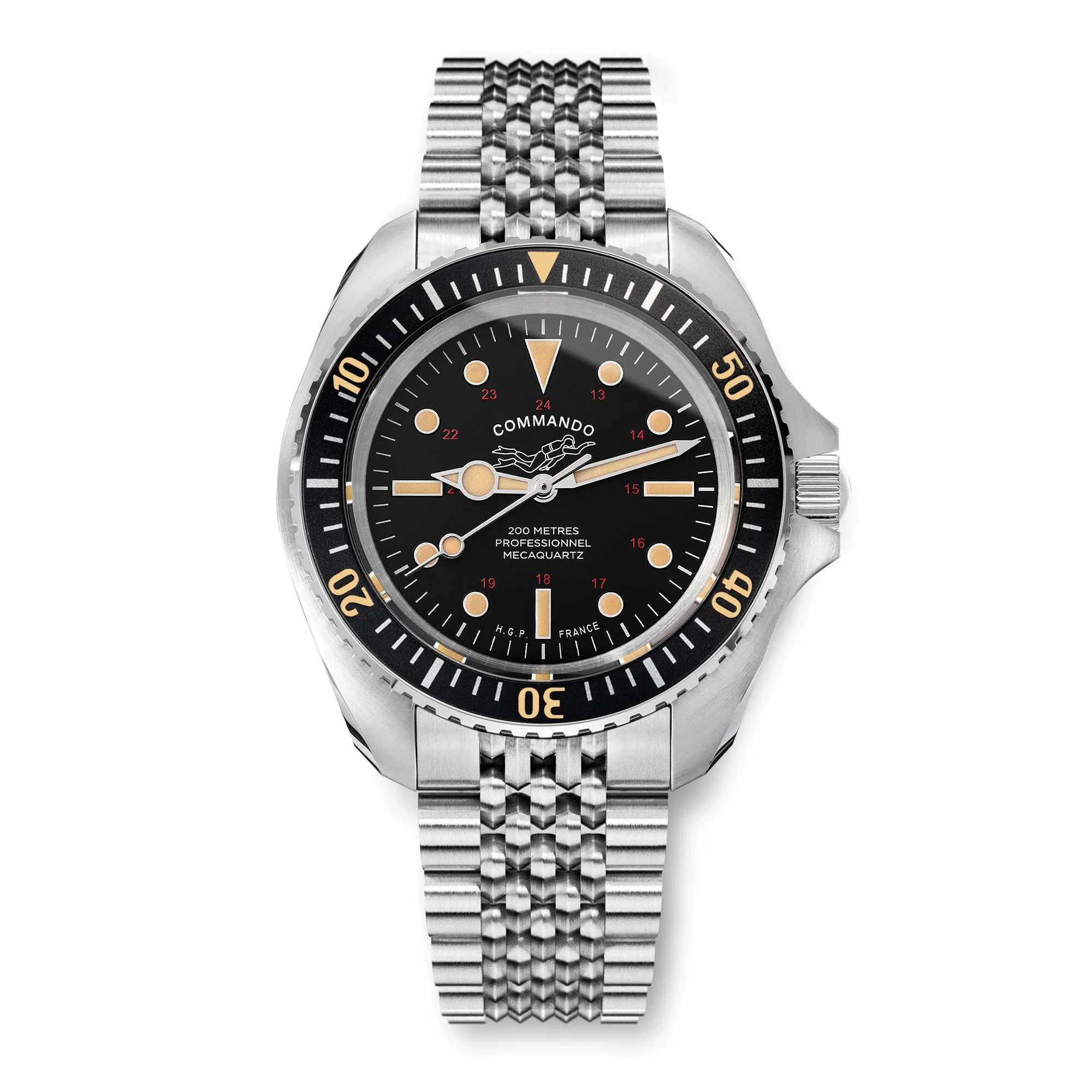 Diver 200M Mecaquartz Commando Diving Watch - Vintage - Image 3