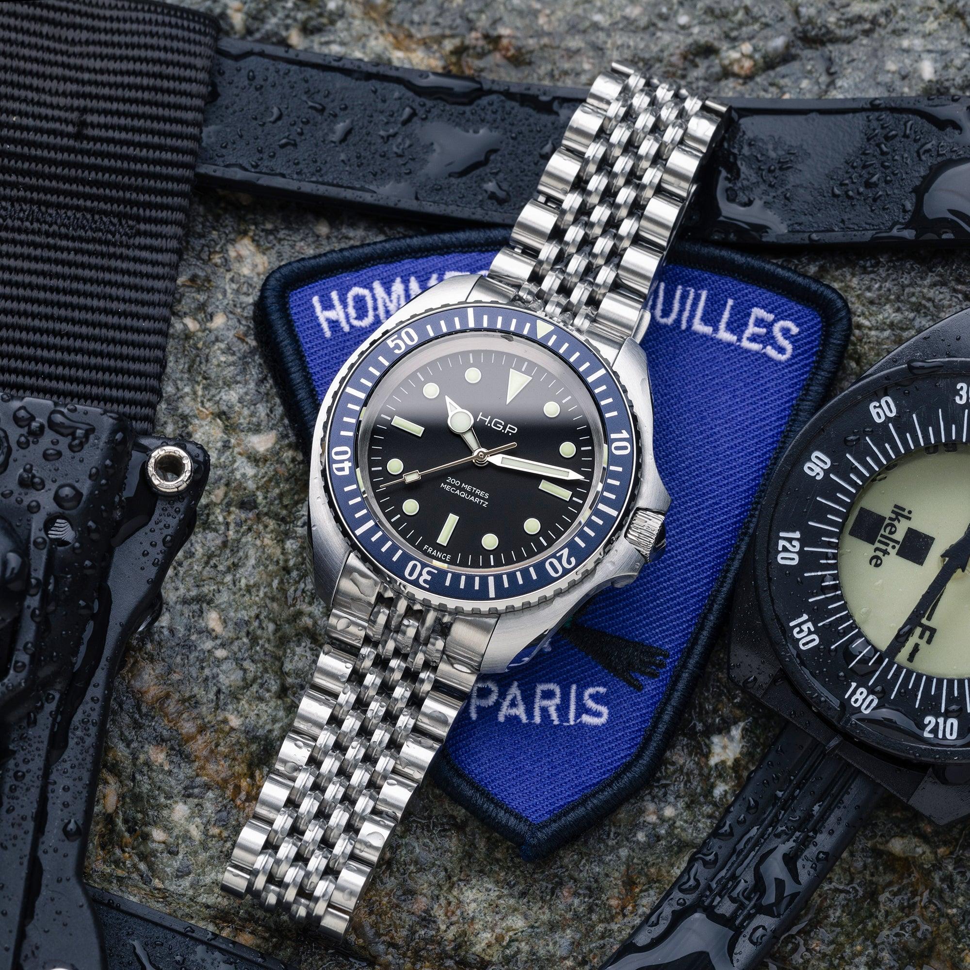 Diver 200M Mecaquartz Diving Watch - Blue - Image 6