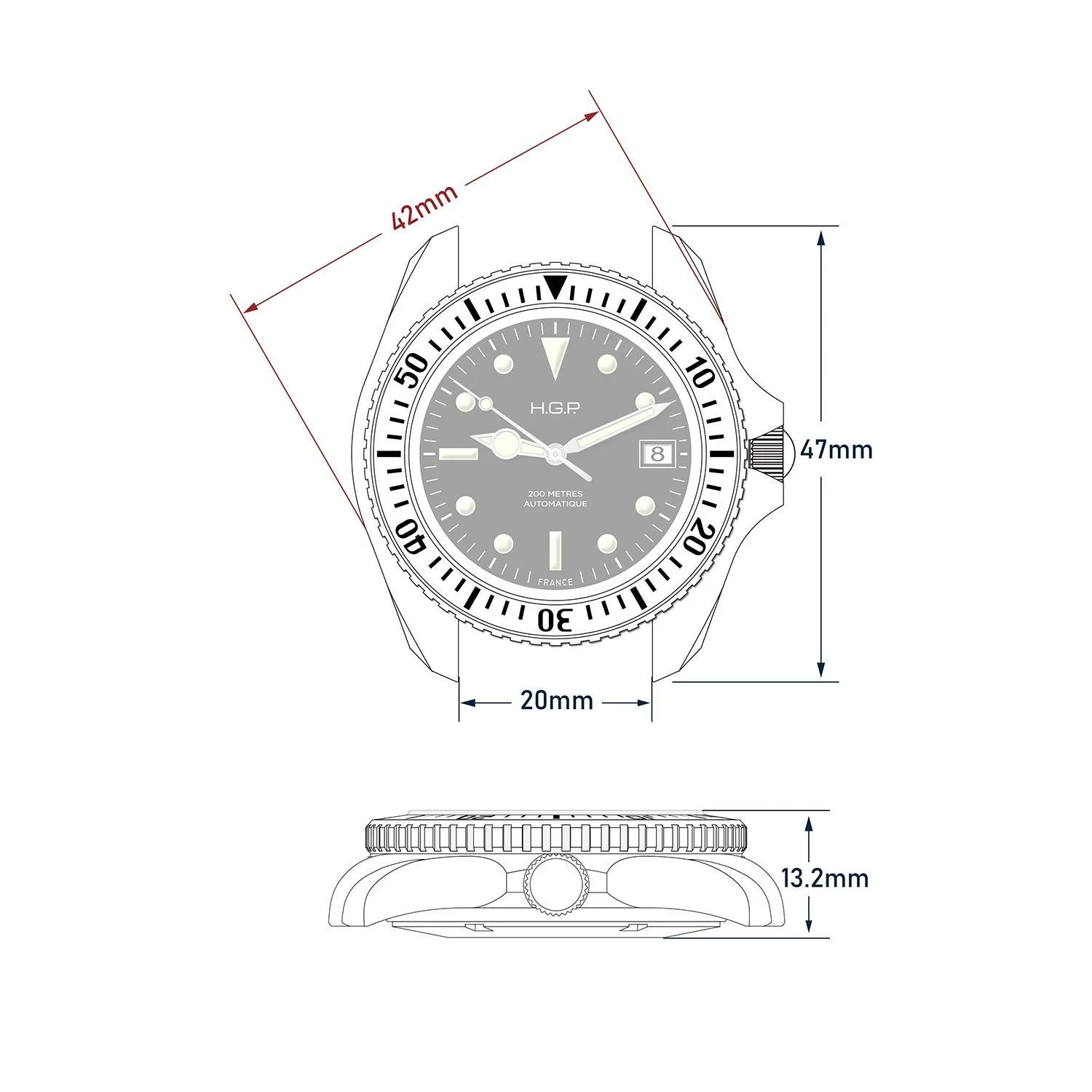 Diver 200M Automatic Vintage Diving Watch - Image 14
