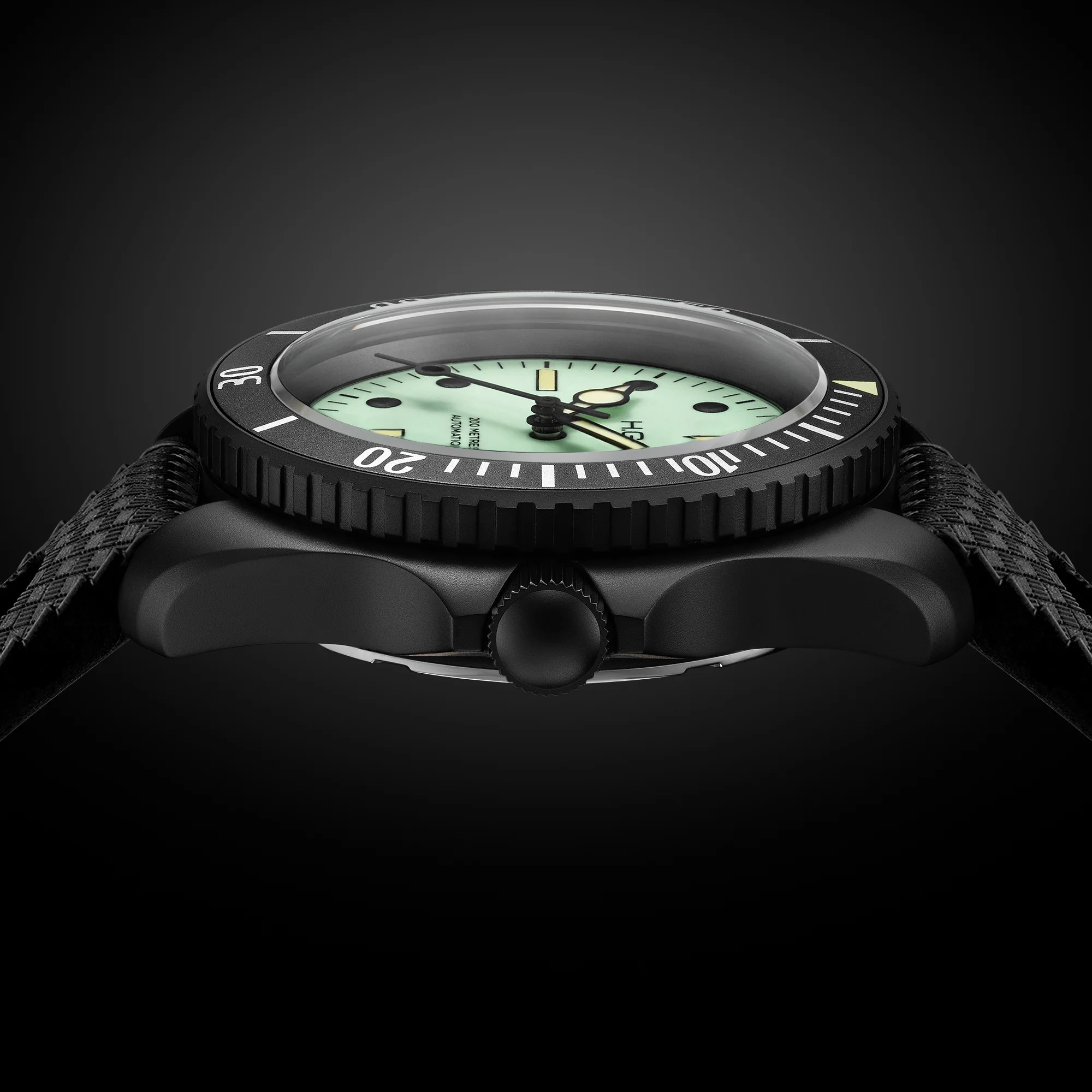 Night Diver 200M Automatic Full-Lume & Black PVD Diving Watch - Image 4